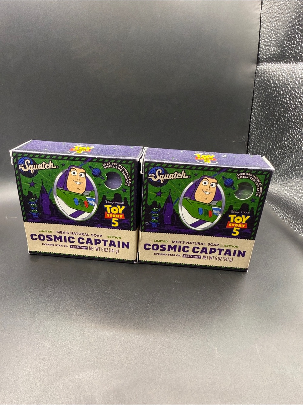 Toy Story 5 Cosmic Captain  Soap by Dr. Squatch - lot of 2